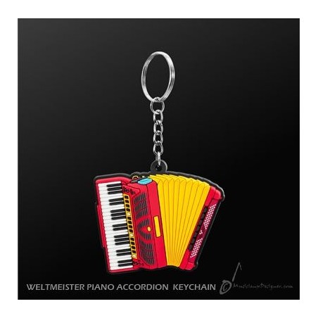 PORTE-CLÉS ACCORDÉON TOUCHES PIANO