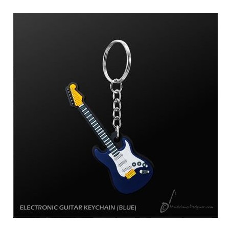 PORTE-CLÉS GUITARE ÉLECTRIQUE BLEUE