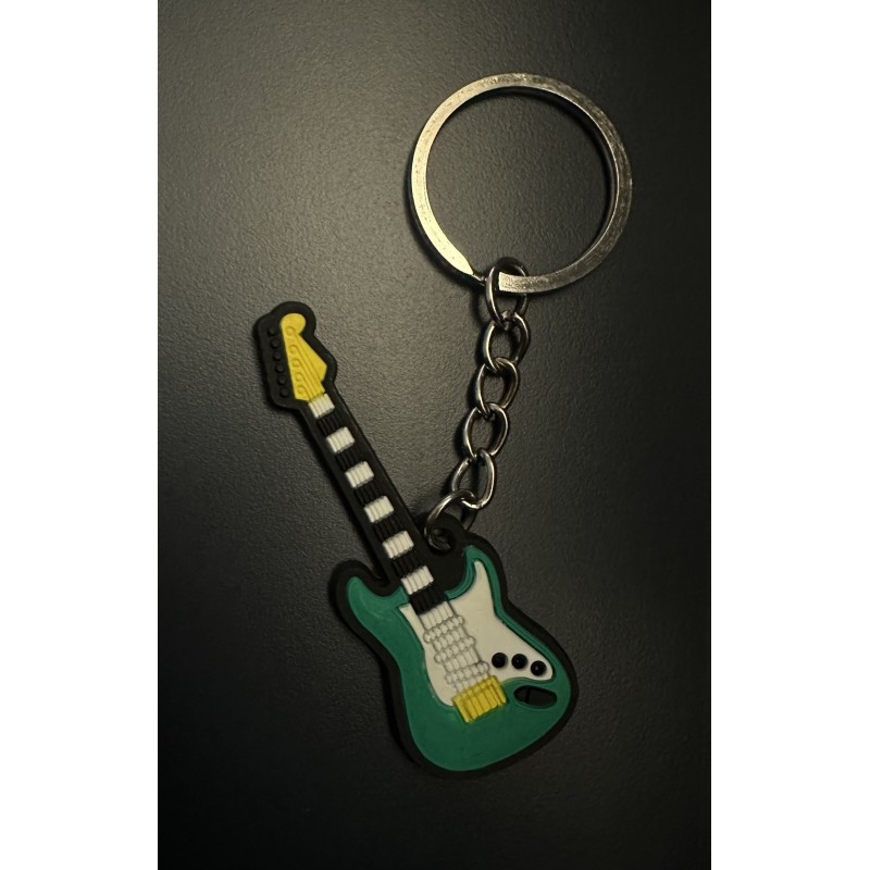 PORTE-CLÉS GUITARE ÉLECTRIQUE VERTE
