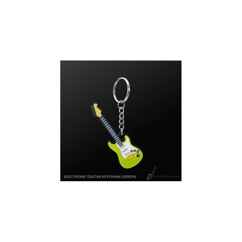 PORTE-CLÉS GUITARE ÉLECTRIQUE VERTE