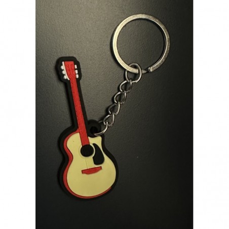 PORTE-CLÉS GUITARE FOLK PAN COUPÉ