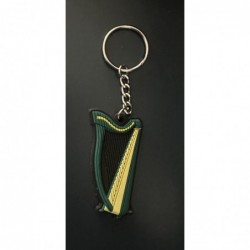 PORTE-CLÉS HARPE CELTIQUE CAMAC VERTE