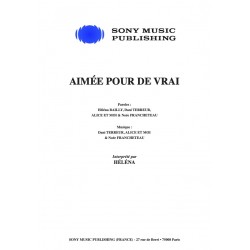 Partition PDF AIMÉE POUR DE VRAI Héléna