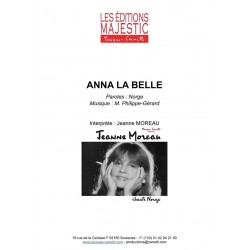 Partition ANNA LA BELLE Jeanne MOREAU pdf