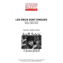 Partition LES DIEUX SONT DINGUES Brigitte FONTAINE