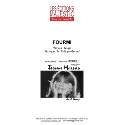 Partition FOURMI Jeanne MOREAU