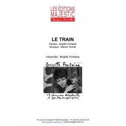 Partition LE TRAIN Brigitte FONTAINE