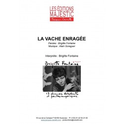 Partition LA VACHE ENRAGÉE Brigitte FONTAINE