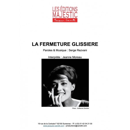 LA FERMETURE GLISSIÈRE