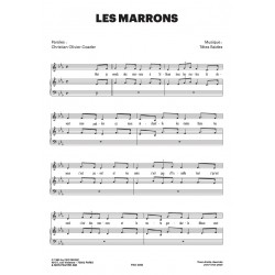Partition LES MARRONS LES TÊTES RAIDES pdf