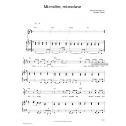 Sheet music MI-MAITRE MI-ESCLAVE Véronique Sanson