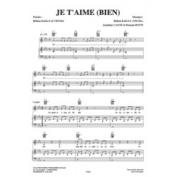 Partition PDF JE T'AIME (BIEN) Héléna