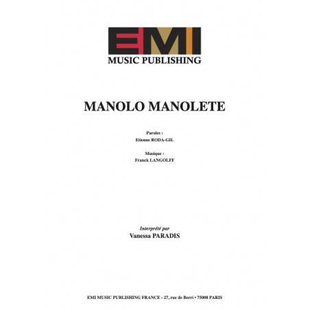 MANOLO MANOLETE