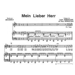 Sheet music MEIN LIEBER HERR DALIDA