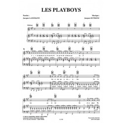 Partition LES PLAYBOYS Jacques Dutronc pdf