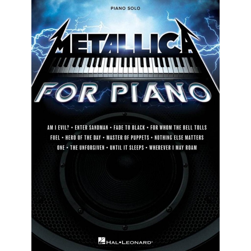 METALLICA FOR PIANO SOLO