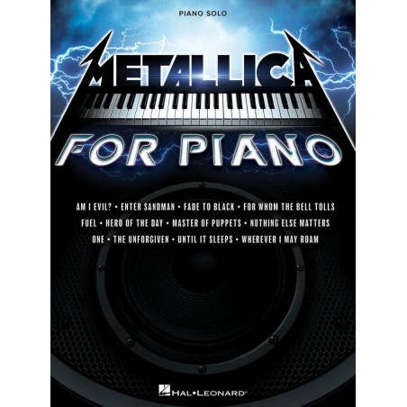 METALLICA FOR PIANO SOLO