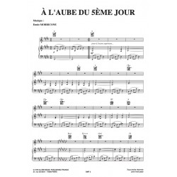 Sheet music A L'AUBE DU 5ÈME JOUR Ennio Morricone pdf