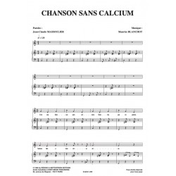 Partition CHANSON SANS CALCIUM Les Frères Jacques pdf