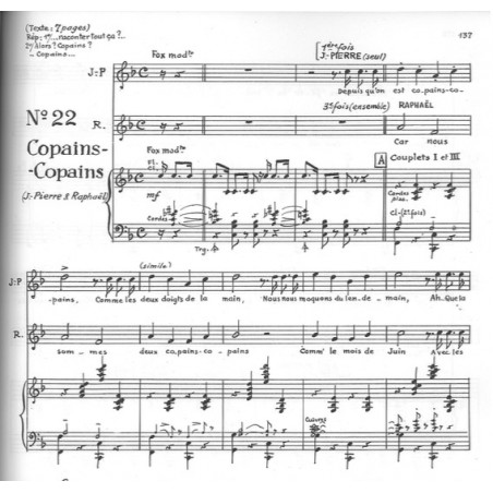 COPAINS COPAINS (Extrait de la Route Fleurie)