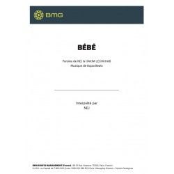 Sheet music BÉBÉ NEJ pdf
