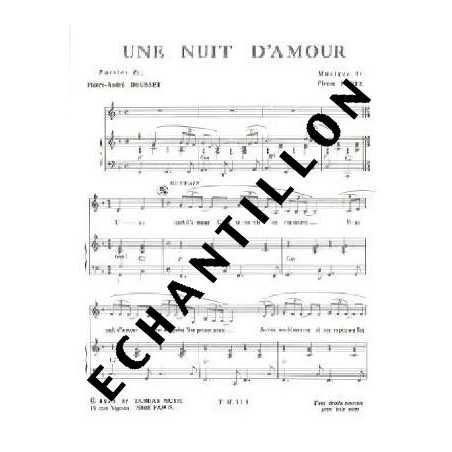 UNE NUIT D'AMOUR