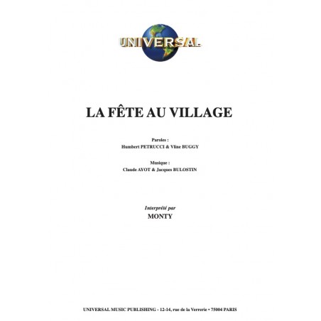 LA FÊTE AU VILLAGE