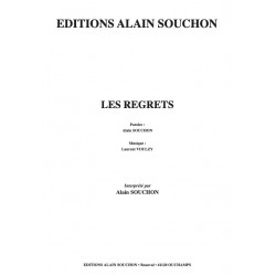 Partition LES REGRETS Alain Souchon pdf