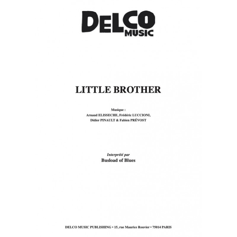 Partition LITTLE BROTHER Busload of Blues pdf