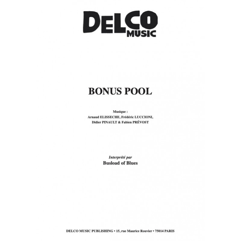 Partition BONUS POOL Busload of Blues pdf