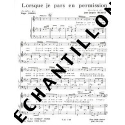 LORSQUE JE PARS EN PERMISSION
