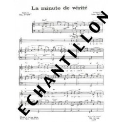 LA MINUTE DE VÉRITÉ