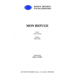 Sheet music MON REFUGE Julien CLERC PDF