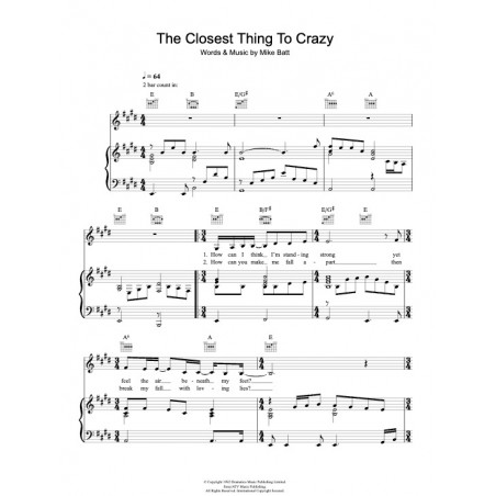 THE CLOSEST THING TO CRAZY