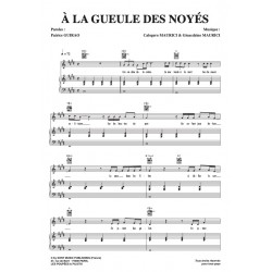 Sheet music A LA GUEULE DES NOYÉS CALOGERO pdf