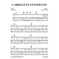 partition L'ABEILLE ET LE PAPILLON Salvador PDF