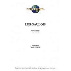 Sheet music LES GAULOIS Annie Cordy PDF