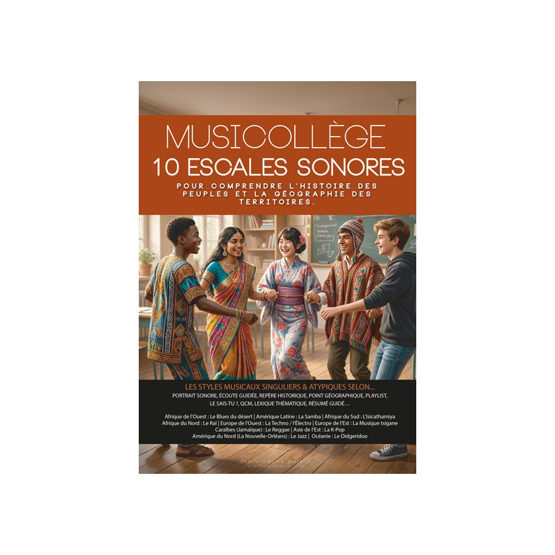 Livre MUSICOLLÈGE 10 ESCALES SONORES Nicolas Catrix