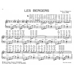 Partition LES BERGERS Jacques BREL PDF