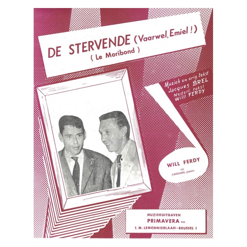 Sheet music DE STERVENDE (VAARWEL, EMIEL !) Will FERDY pdf