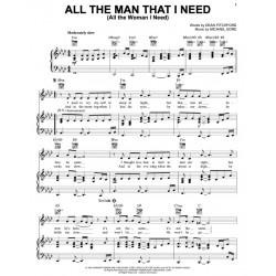 Sheet music ALL THE MAN THAT I NEED Whitney Houston