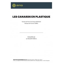 Partition LES CANARDS EN PLASTIQUE LE SOLDAT ROSE pdf