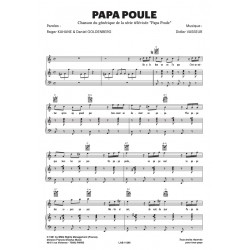 Partition PAPA POULE Saddy Rebbot & Raphaële Schacher pdf