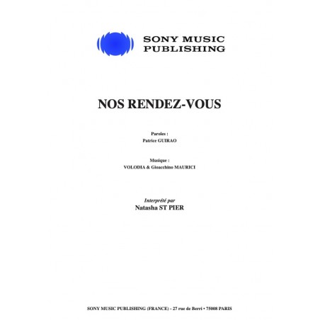 NOS RENDEZ-VOUS