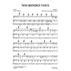 Partition NOS RENDEZ-VOUS Natasha ST PIER pdf