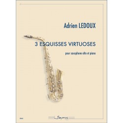 Sheet music 3 ESQUISSES VIRTUOSES Adrien Ledoux
