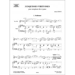 Sheet music 3 ESQUISSES VIRTUOSES Adrien Ledoux