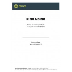 Partition RING A DING Michel Polnareff PDF