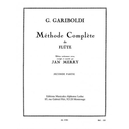MÉTHODE COMPLÈTE DE FLÛTE VOLUME 2