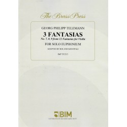 Sheet music 3 FANTASIAS Georg Philipp Telemann